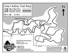 White Oak Lake State Park Trail Map