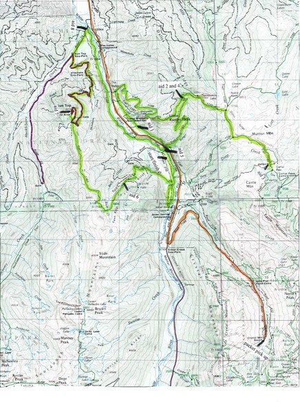 White River 50 Course Map