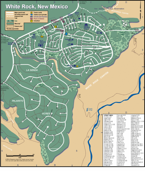 White Rock Road Map