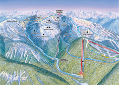 Whitefish Mountain Resort Hellroaring Ski Trail Map