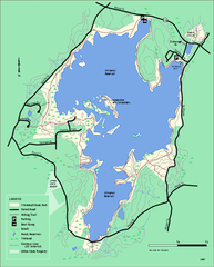 Whitehall State Park trail map
