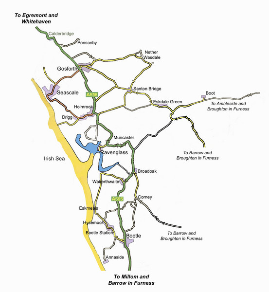 Whitehaven Wanderer Bus Route Map