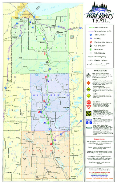 Wild Rivers Trail Map