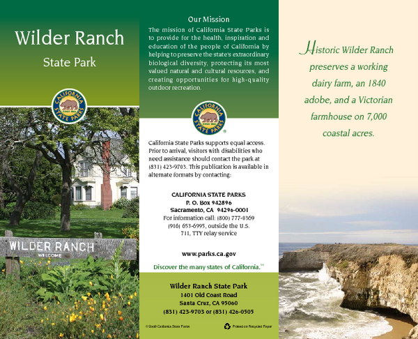 Wilder Ranch State Park Map