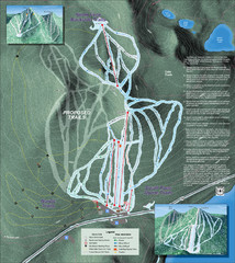 Willamette Pass Ski Trail Map