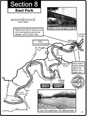 Williams, IN White River East Fork Map
