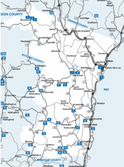 Windsor County Map