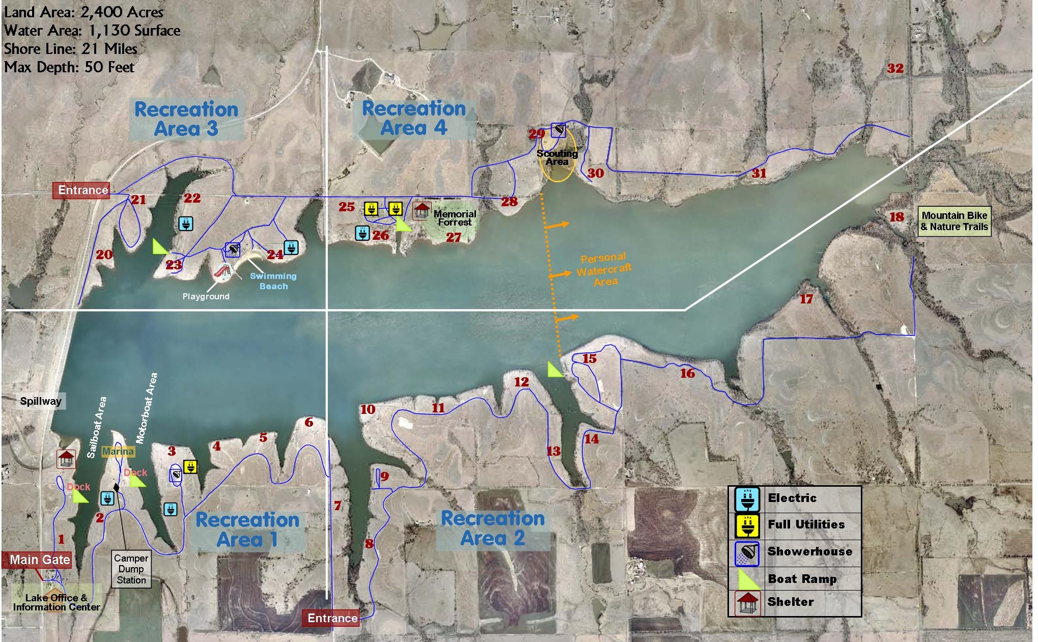 Winfield City Lake Map 10348 141st Road Winfield Kansas • mappery
