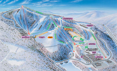 Winterplace Ski Resort Ski Trail Map