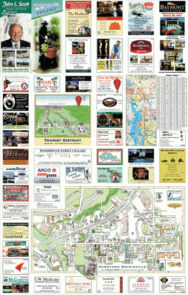 Woodinville tourist map