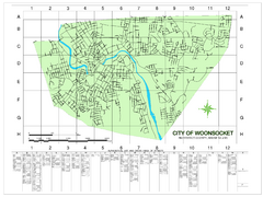 Woonsocket Street Map