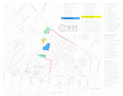 Worcester Polytechnic Institute Campus Map Worcester Polytechnic Institute Campus Map