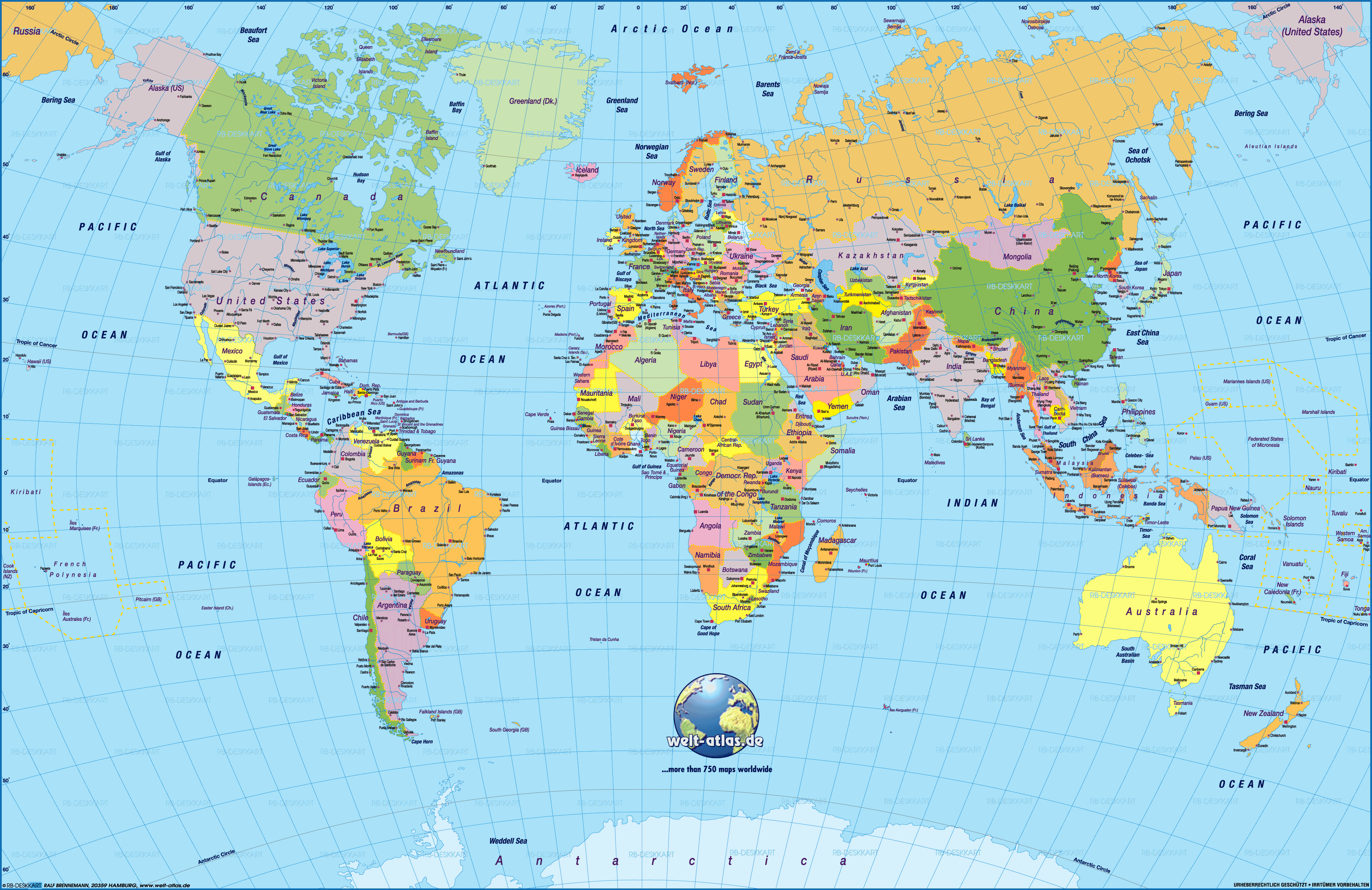 World Map • mappery