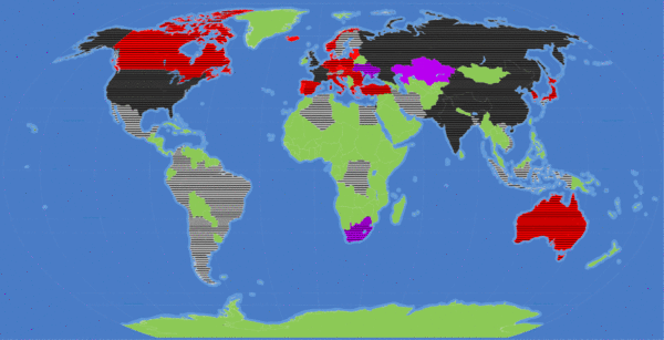 World Nuclear Map