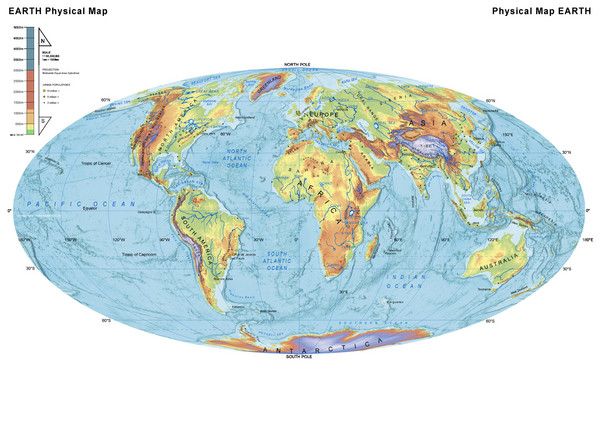 World Physical Map