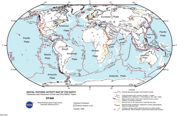 World Tectonic Map