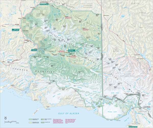 Wrangell-St. Elias National Park Map