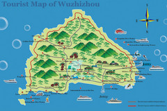 Wuqizhou Island Tourist Map