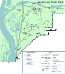 Wyalusing State Park Map