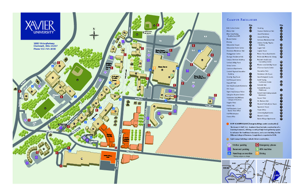 Xavier University Map