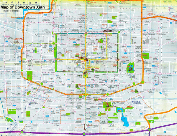 Xian Tourist Map