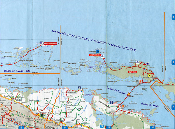 Pdf map Cuba Country Roads