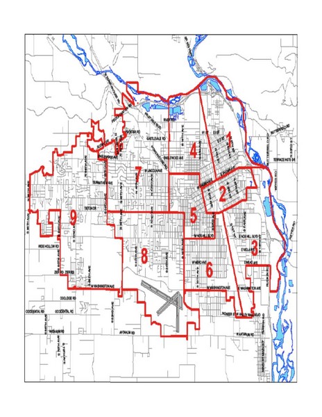 Yakima, Washington City Map