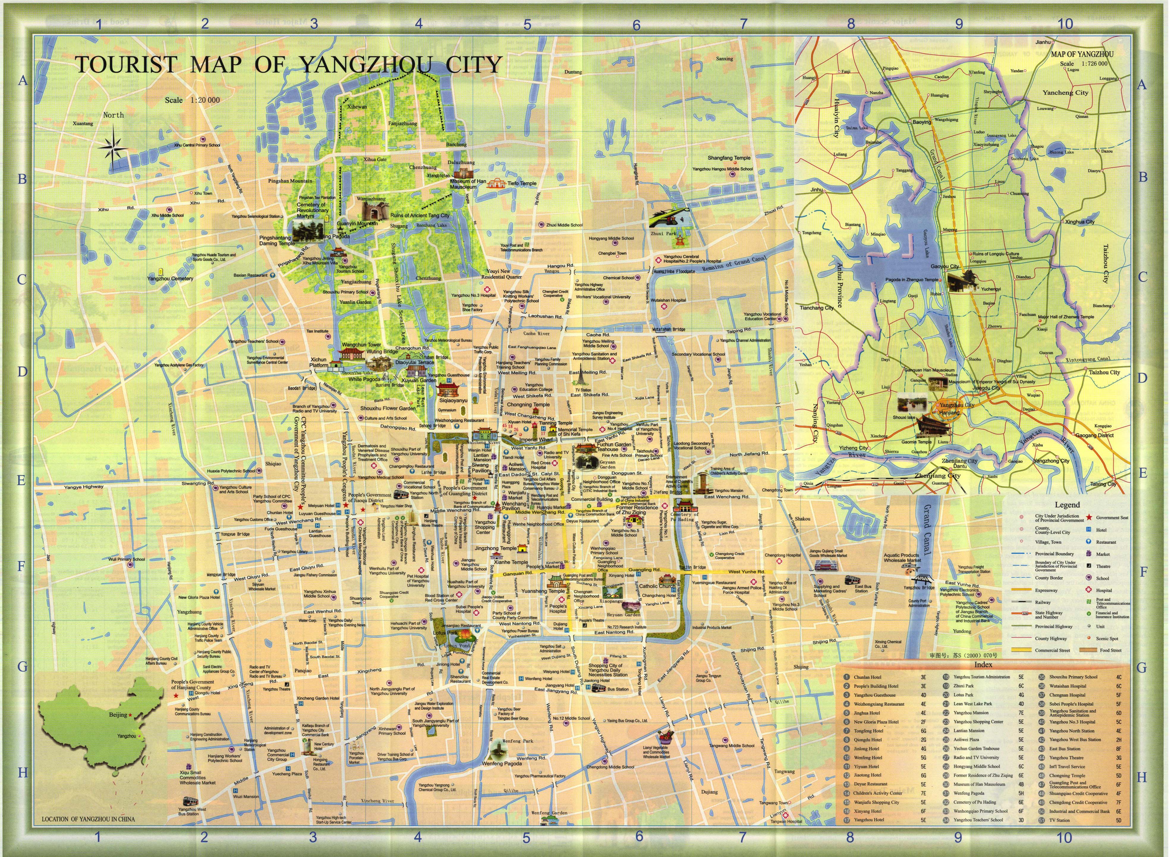 Yangzhou Map - Yangzhou • mappery