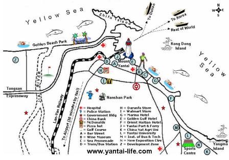 Yantai Fun Map