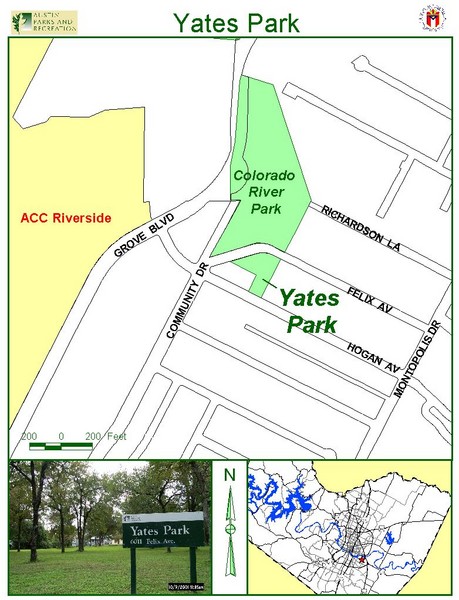 Yates Park Map