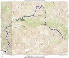 Ybarra Canyon Trail Map