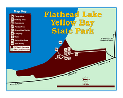 Yellow Bay State Park Map