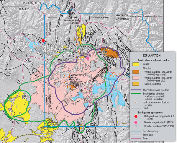 Yellowstone Geologic Map