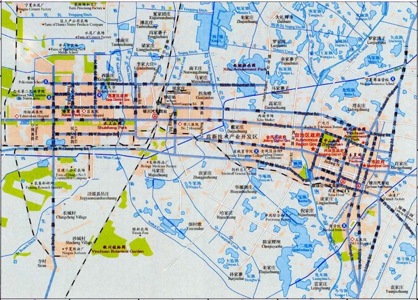 Yinchuan Map