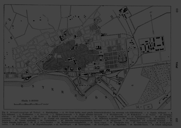Ystad City Map