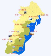 Yueqing Tourist Map
