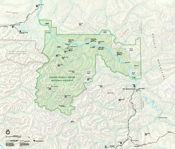 Yukon-Charley Rivers National Preserve Map