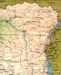 Zaire (Eastern Region) Map