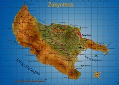 Zakynthos Tourist Map