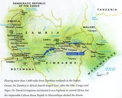 Zambezi River Map