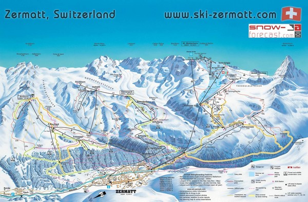 Zermatt Trail Map