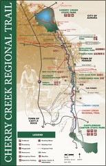 cherry creek regional trail Map