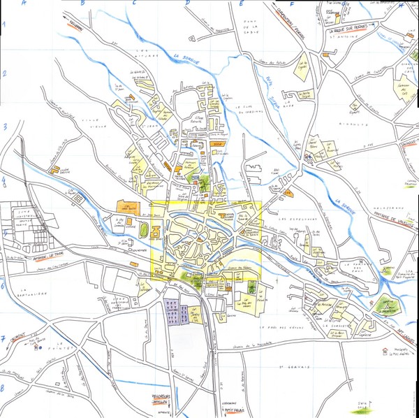 l'Isle sur la Sorgue Map