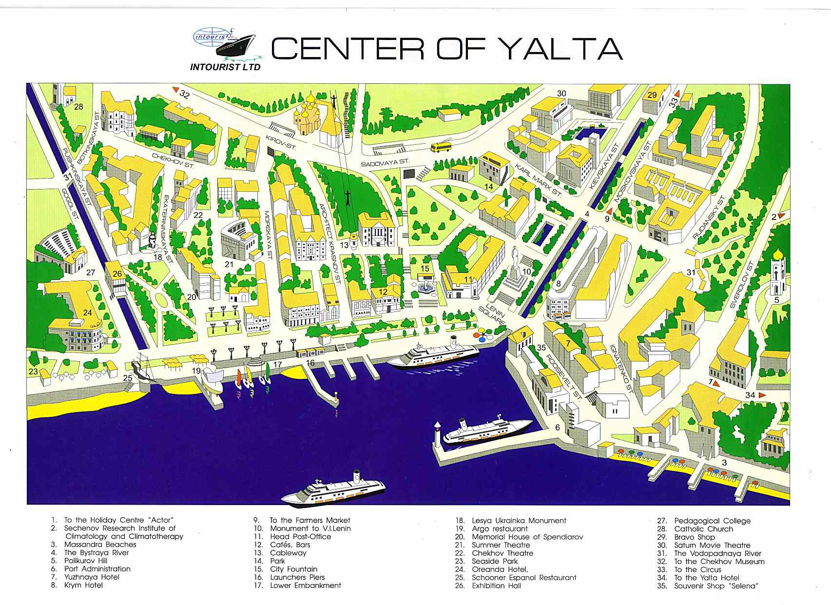 yalta Map yalta ukraine • mappery